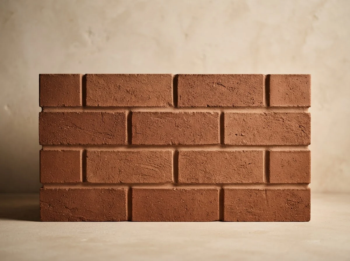 Face bricks with a clean architectural finish
