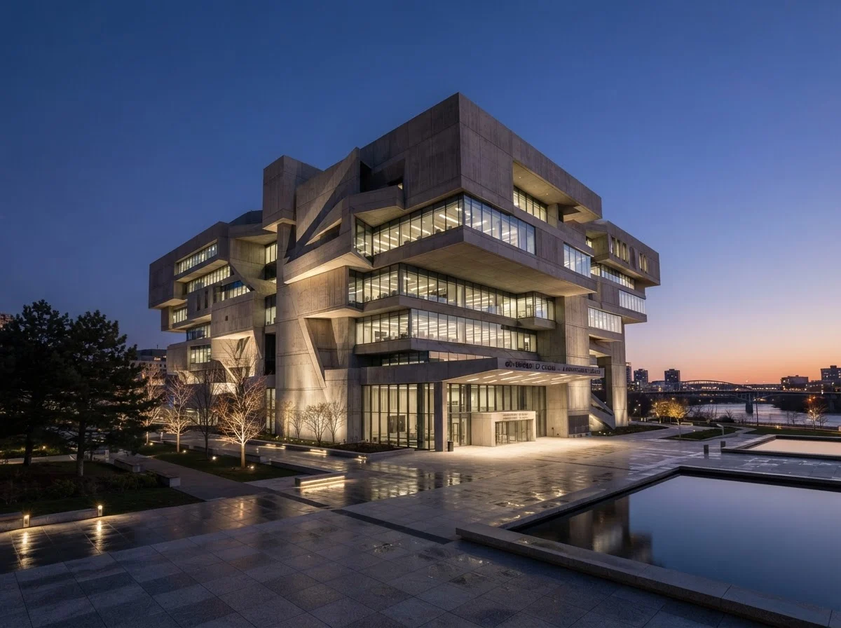 Government facility built with Naydo Keystone building materials