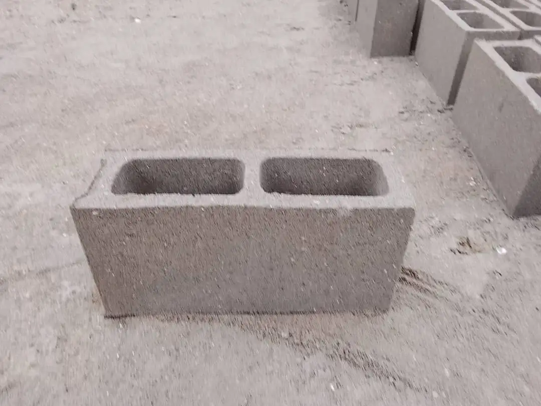A 6-inch hollow concrete block made by Naydo Keystone Ventures in Lagos