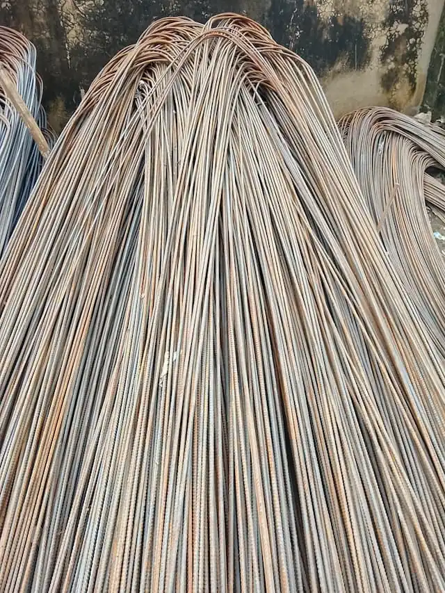 Cut and bent reinforcement steel rods supplied by Naydo Keystone Ventures